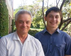 Prof. Walt Scacchi with Mark Yampolsky