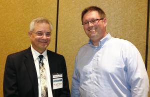 Prof. Walt Scacchi and Eric Dashofy at GSAW.