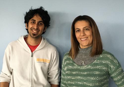 Ph.D. student Rohan Achar and Prof. Cristina Lopes