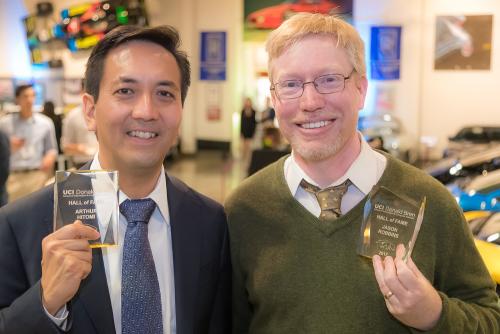 Dr. Arthur Hitomi and Dr. Jason Robbins. Photo by Paul Kennedy.