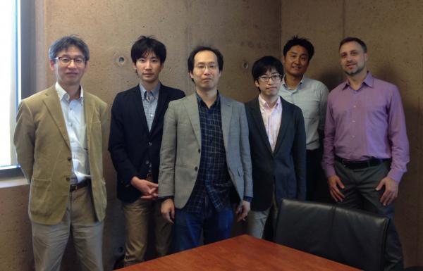 Mr. Hoshino, Mr. Kurabayashi, Mr. Tanno, Mr. Kirinuki, Dr. Saito, and Prof. Jones.
