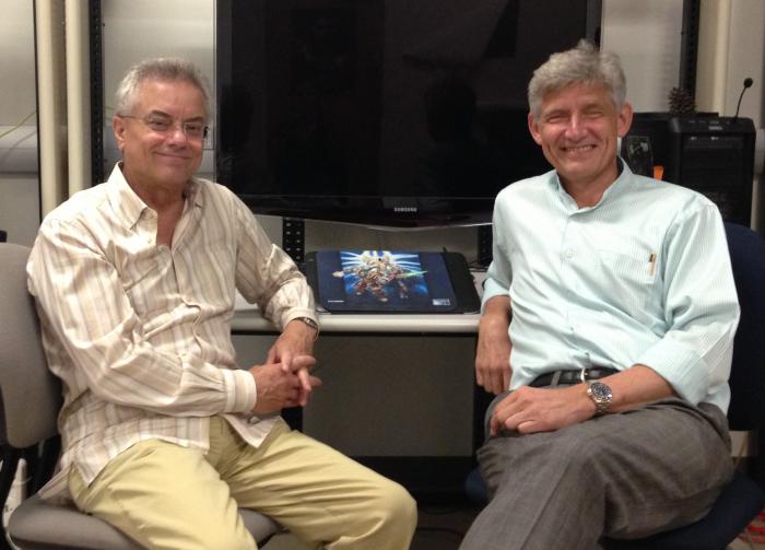 ISR Prof. Walt Scacchi hosts Visitor Prof. Christian Wagner