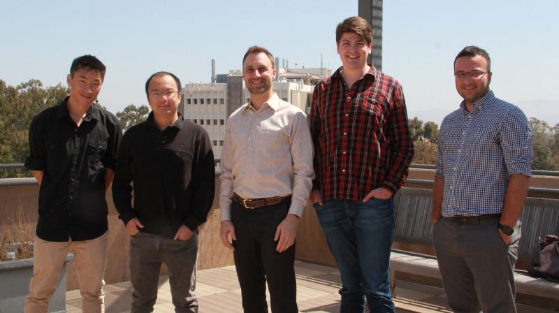 MS student Felix Lee, PhD student Yang Feng, Prof. Jim Jones, PhD student Kaj Dreef, and PhD student Armin Balalaie.