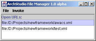 file manager/invoker