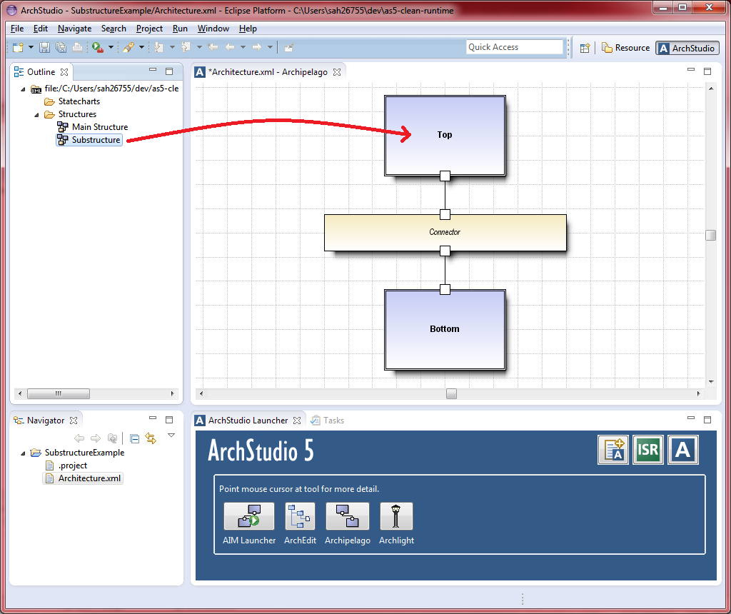 Assigning a Substructure