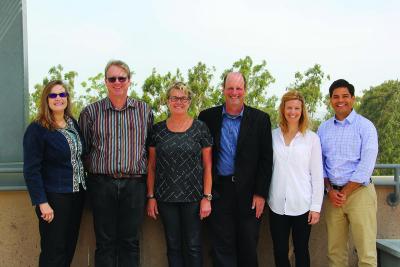 Michelle Rousseau (Ph.D. 2007), Owen O’Malley (Ph.D. 1996), Prof. Debra Richardson; Hadar Ziv (Ph.D. 1997), Kristina Winbladh Nasr (Ph.D. 2010), and Jose Romero-Mariona (PhD. 2010).
